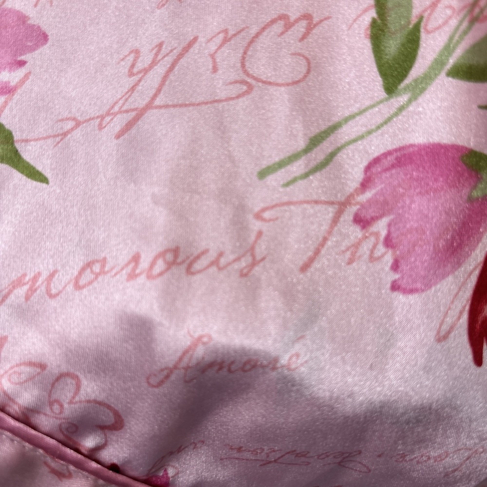 Valerie Stevens women's XL Pink floral Love Notes pajama set long sleeve pants - Picture 8 of 14